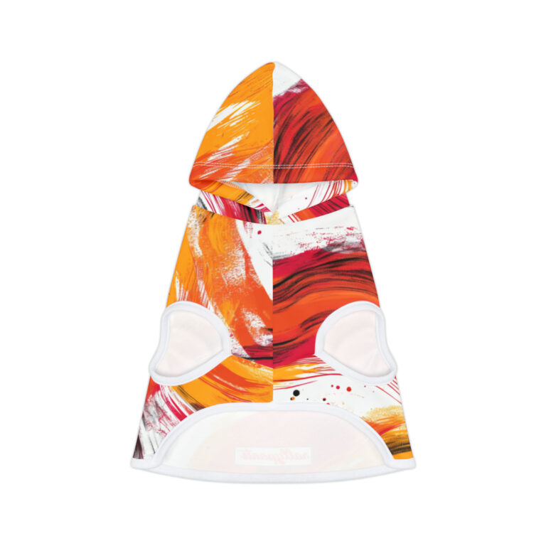 pet hoodie - kansas city red/gold/white rallyprint - Image 3