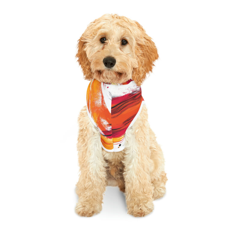 pet hoodie - kansas city red/gold/white rallyprint - Image 4