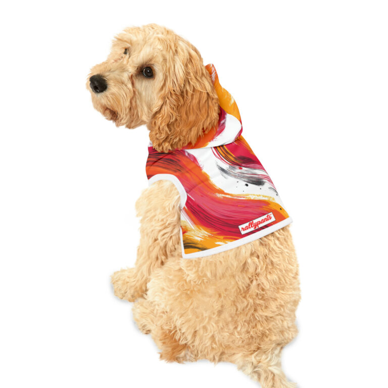 pet hoodie - kansas city red/gold/white rallyprint - Image 5