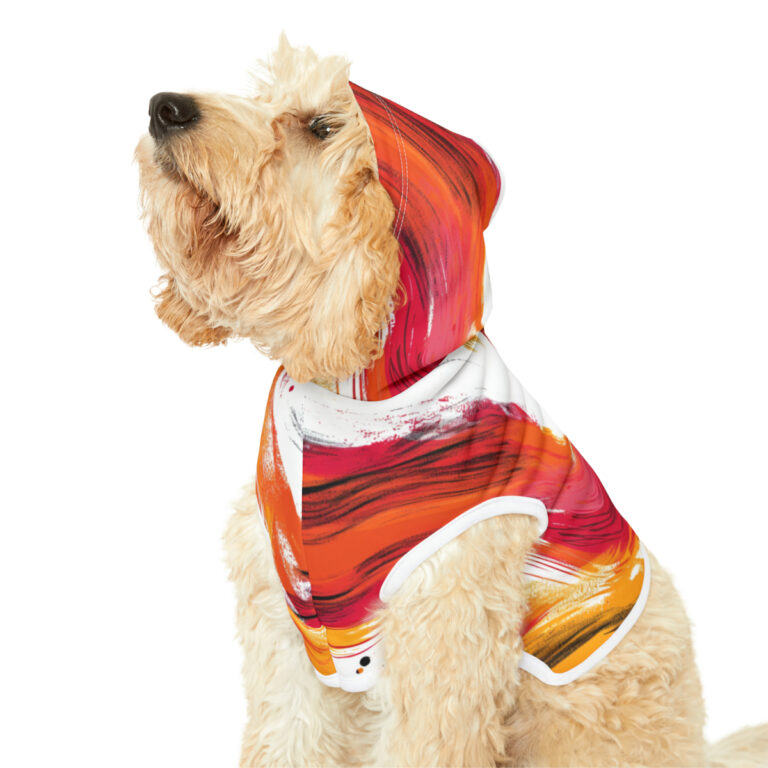 pet hoodie - kansas city red/gold/white rallyprint - Image 2