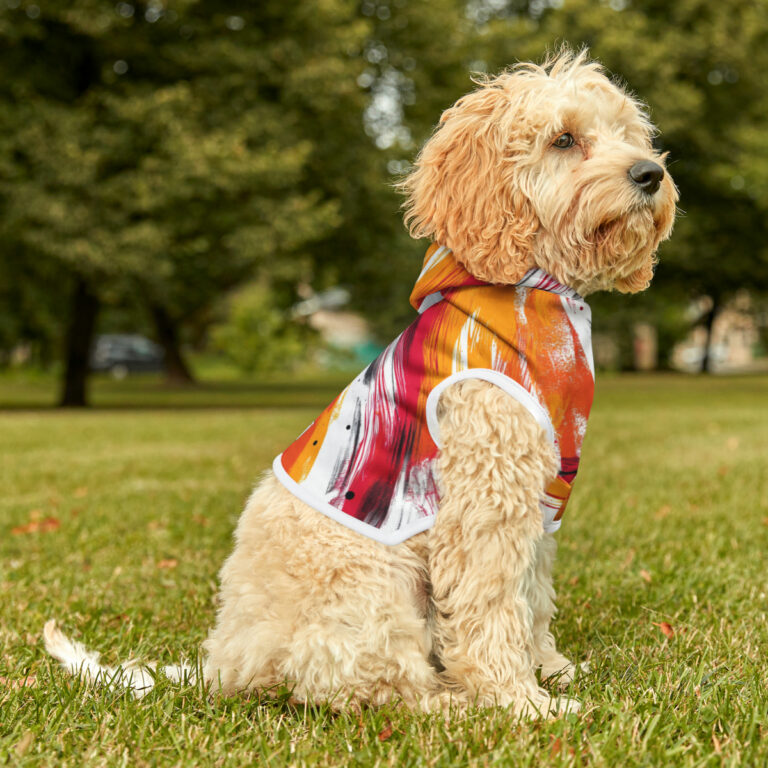 pet hoodie - kansas city red/gold/white rallyprint - Image 8