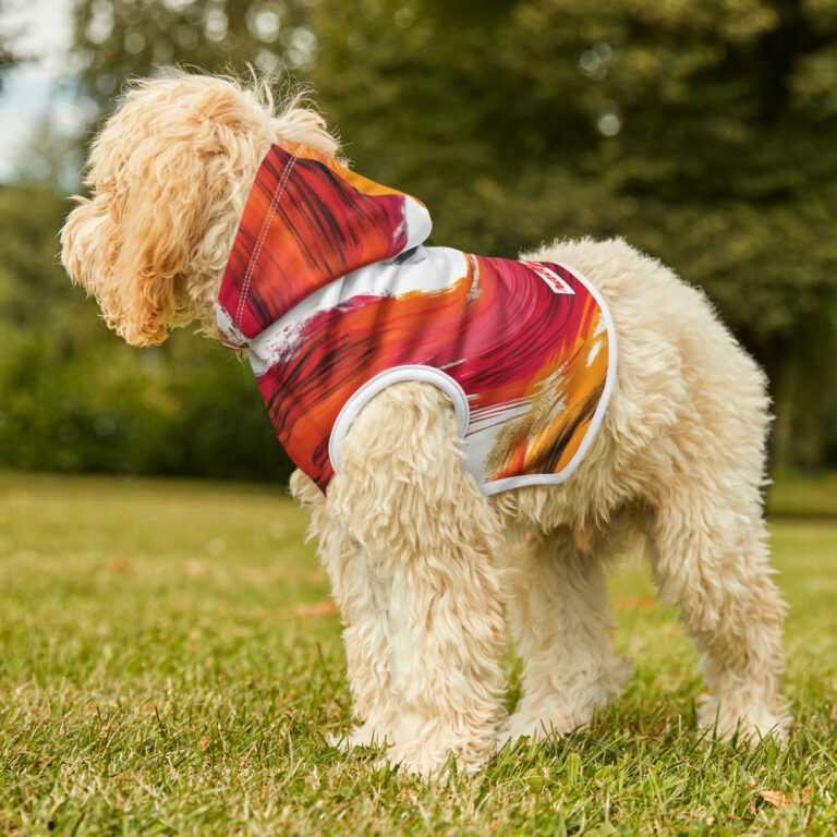 pet hoodie - kansas city red/gold/white rallyprint - Image 9