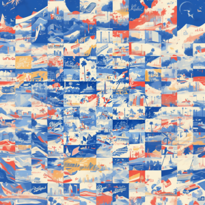 los angeles blue/white/red