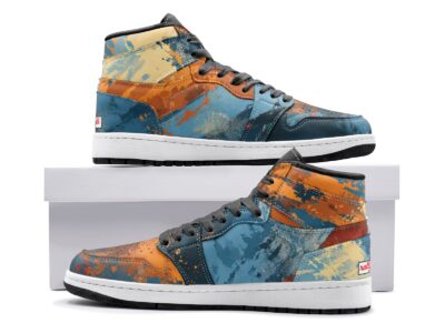 always jam one high (aj1 high) - queens blue/orange