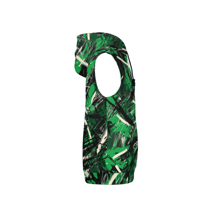 sleeveless pullover hoodie - new york green/white/black rallyprint - Image 2