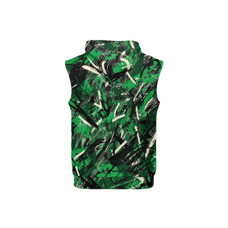 sleeveless pullover hoodie - new york green/white/black rallyprint - Image 3