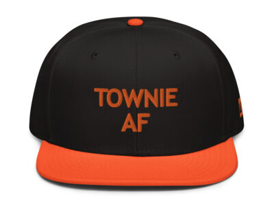 TOWNIE AF - as from snapback hat black/orange
