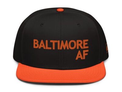 BALTIMORE  AF - always fan snapback hat black/orange