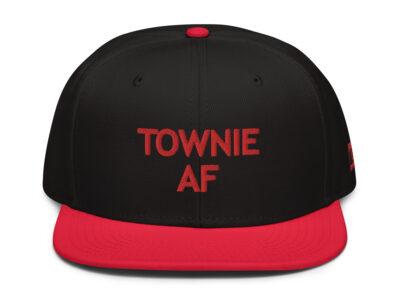 TOWNIE AF - as from snapback hat black/red