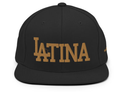 LATINA - snapback hat black/gold