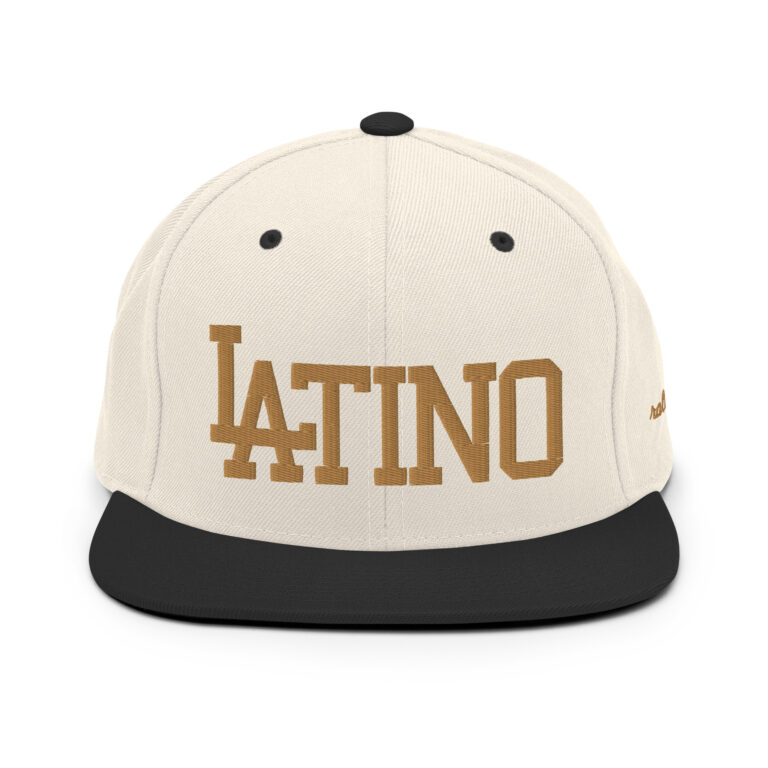 LATINO - snapback hat by rallypants natural/black/gold