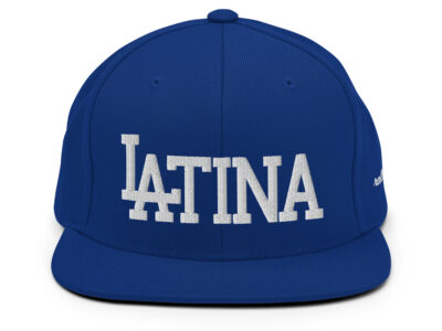 LATINA - snapback hat blue/white