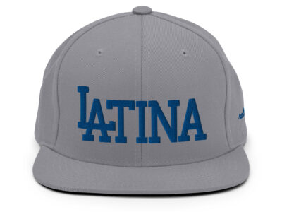 LATINA - snapback hat grey/blue