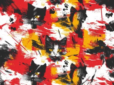 kansas city red/white/gold/cats