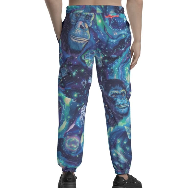 featherlite textured casual pants – apes diamond blue/moon white - Image 4