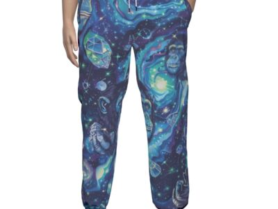 featherlite textured casual pants – apes diamond blue/moon white