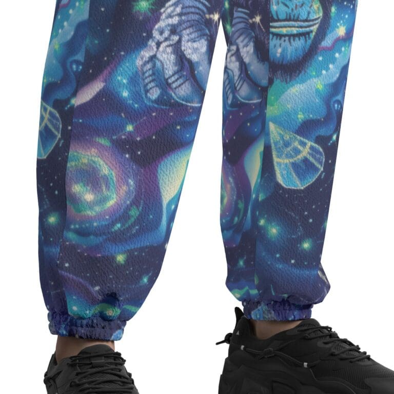 featherlite textured casual pants – apes diamond blue/moon white - Image 6