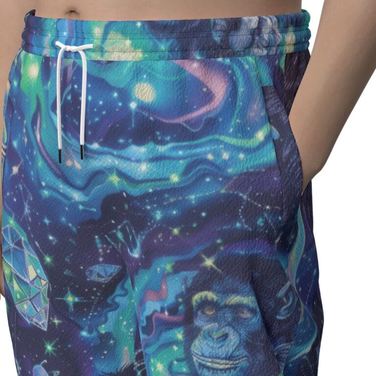 featherlite textured casual pants – apes diamond blue/moon white - Image 5