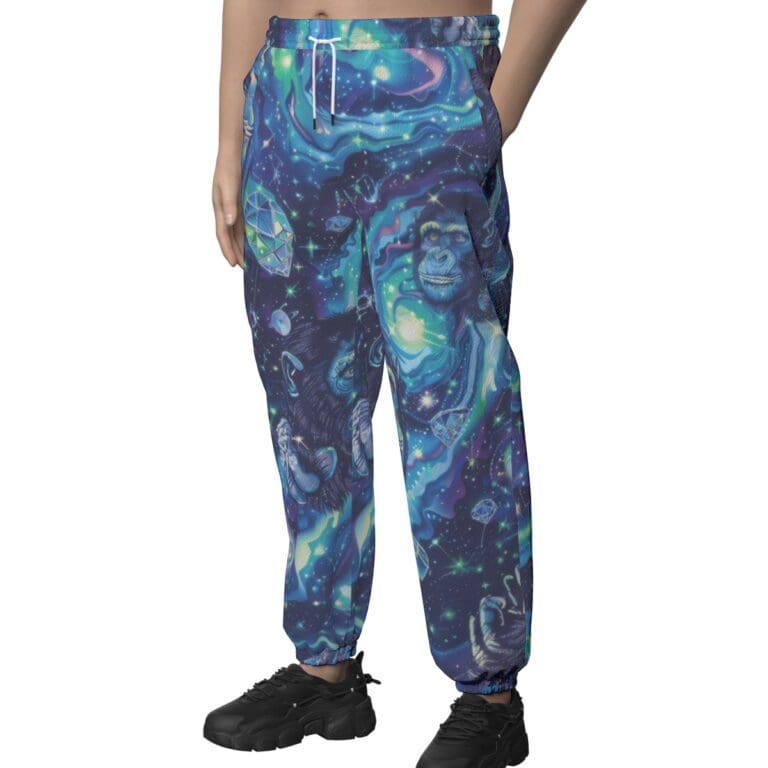 featherlite textured casual pants – apes diamond blue/moon white - Image 2
