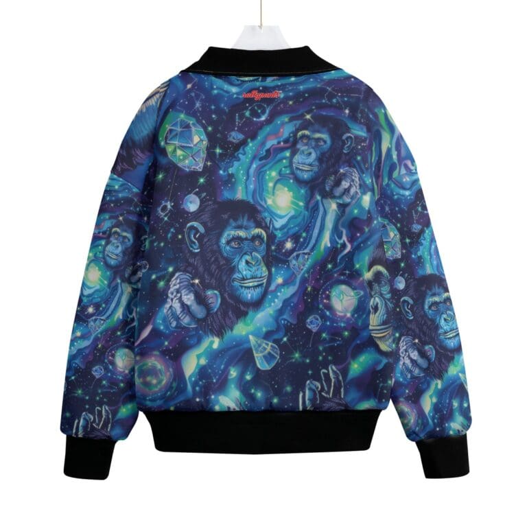 men's classic thermal fleece jacket – apes diamond blue/moon white - Image 2