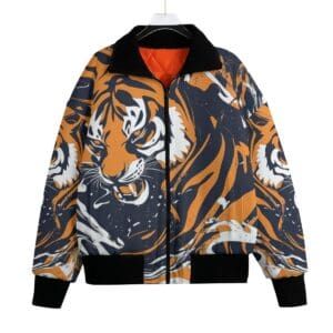 men's classic thermal fleece jacket – cincinnati black/orange/white