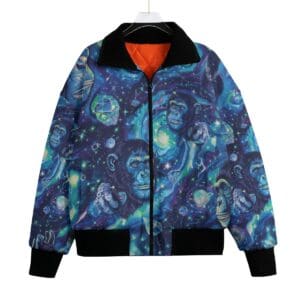 men's classic thermal fleece jacket – apes diamond blue/moon white