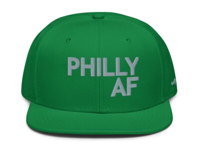 PHILLY AF - always fan snapback hat green/silver