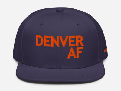 DENVER AF - always fan snapback hat navy/orange