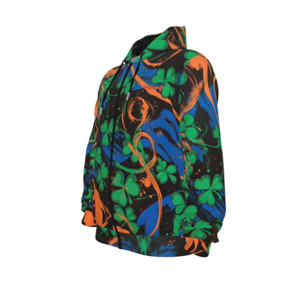 unisex premium cotton zip hoodie - port st lucie blue/orange/green/black - Image 4