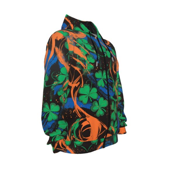 unisex premium cotton zip hoodie - port st lucie blue/orange/green/black - Image 3