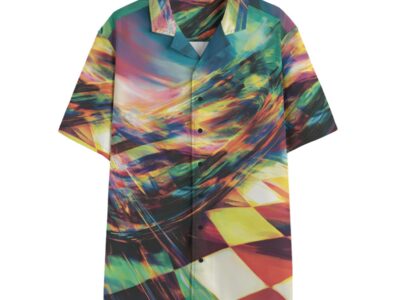 men's hawaiian shirt - victory smoke inferno/ice/graphite