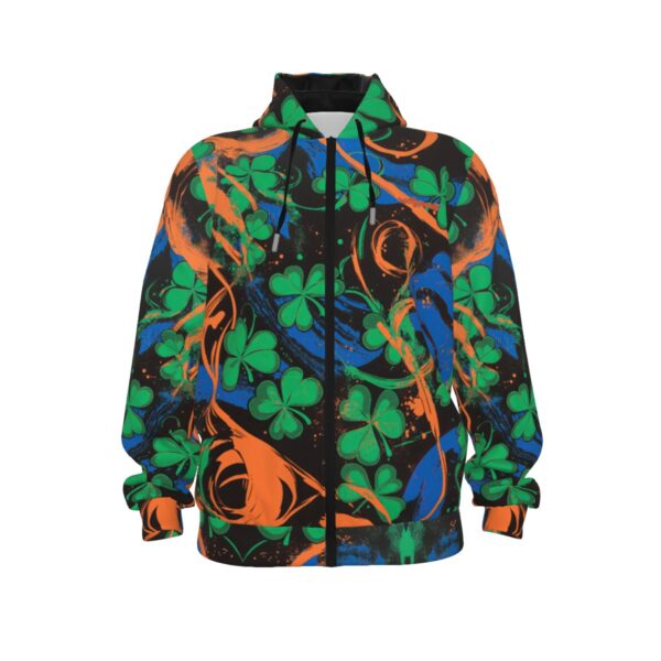 unisex premium cotton zip hoodie - port st lucie blue/orange/green/black