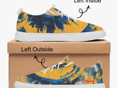 shoreline steppers low tops – los angeles blue/yellow/white