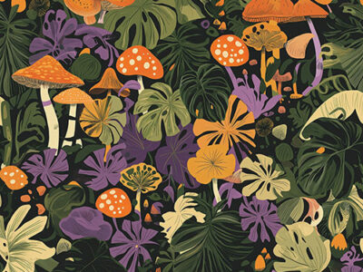 themplantvibes groovy green/orange/purple