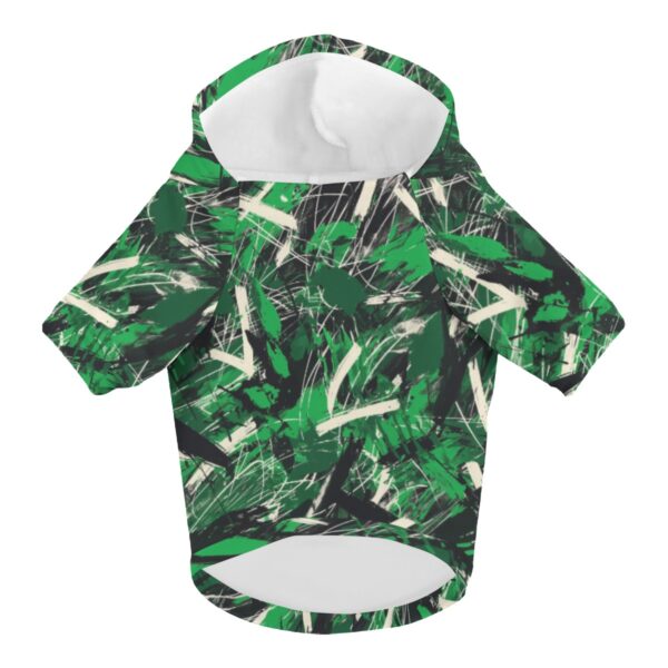pet hoodie - new york green/white/black