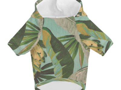 pet hoodie - side door banana leaf/seafoam/palm shadow