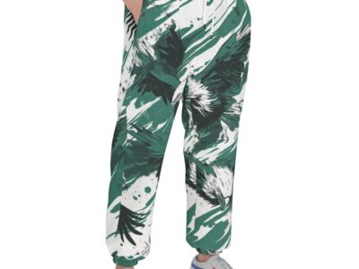 men’s thermal waffle tapered sweatpants - philadelphia midnight/green/white