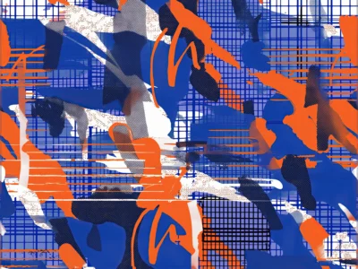 flushing faithful blue/orange/white