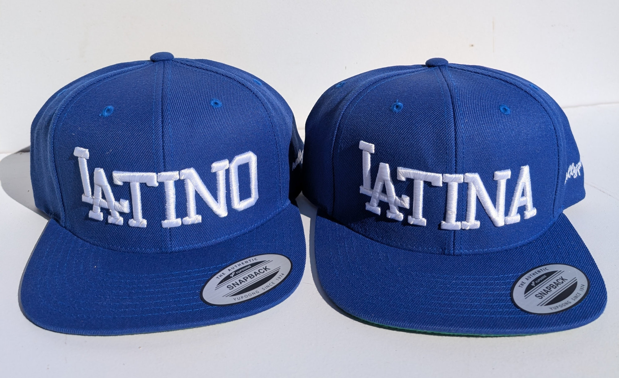latino_latina_snapback_pair